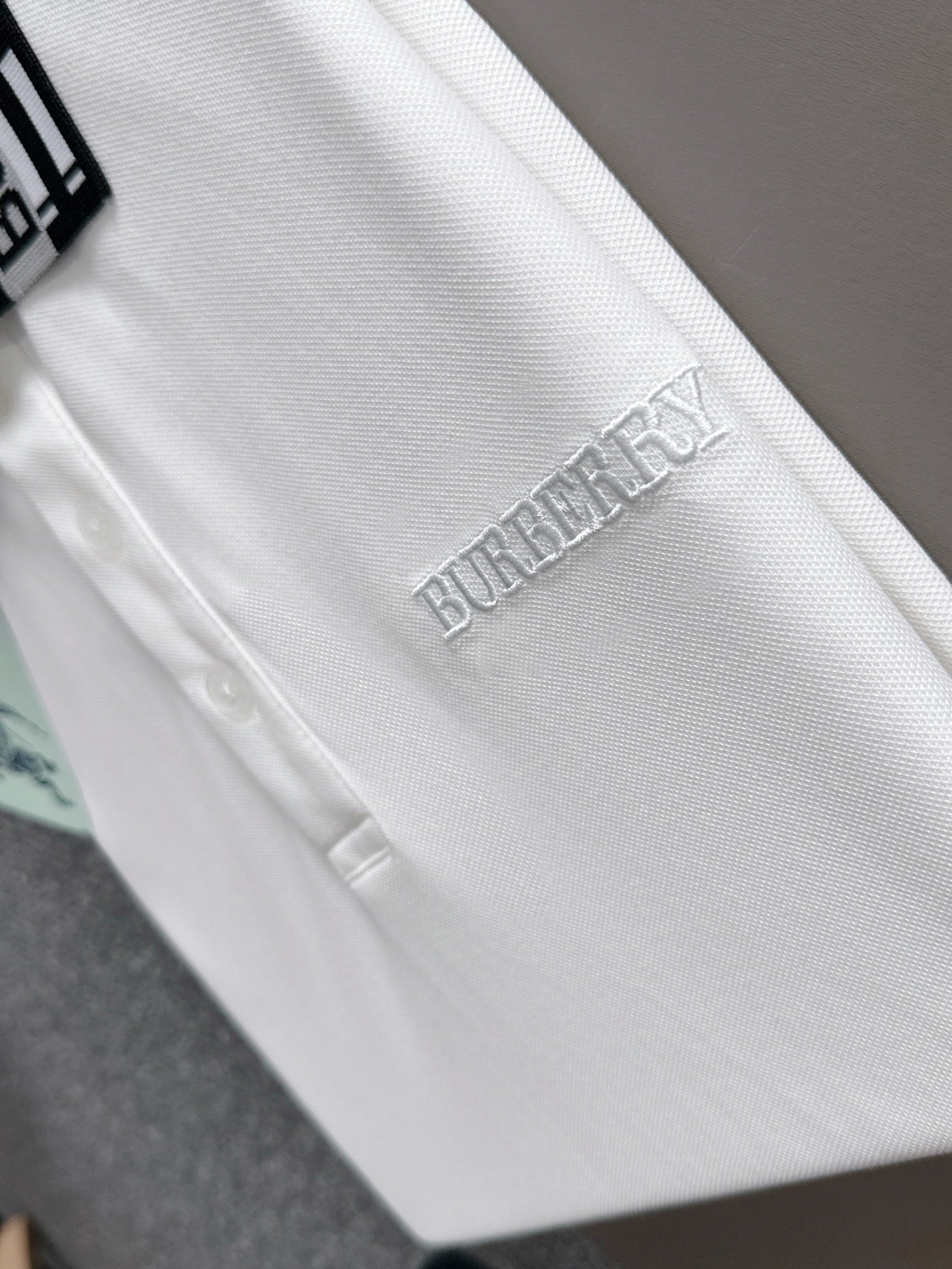 260511 New high-quality embroidered neckline jacquard patchwork design Polo shirt
