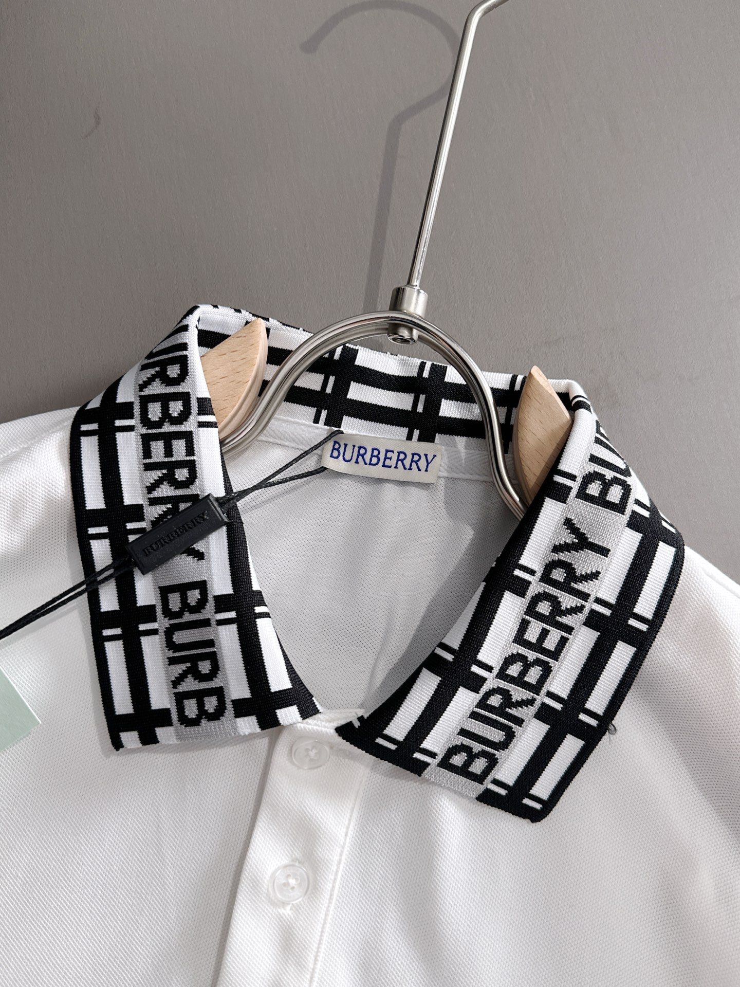 260511 New high-quality embroidered neckline jacquard patchwork design Polo shirt