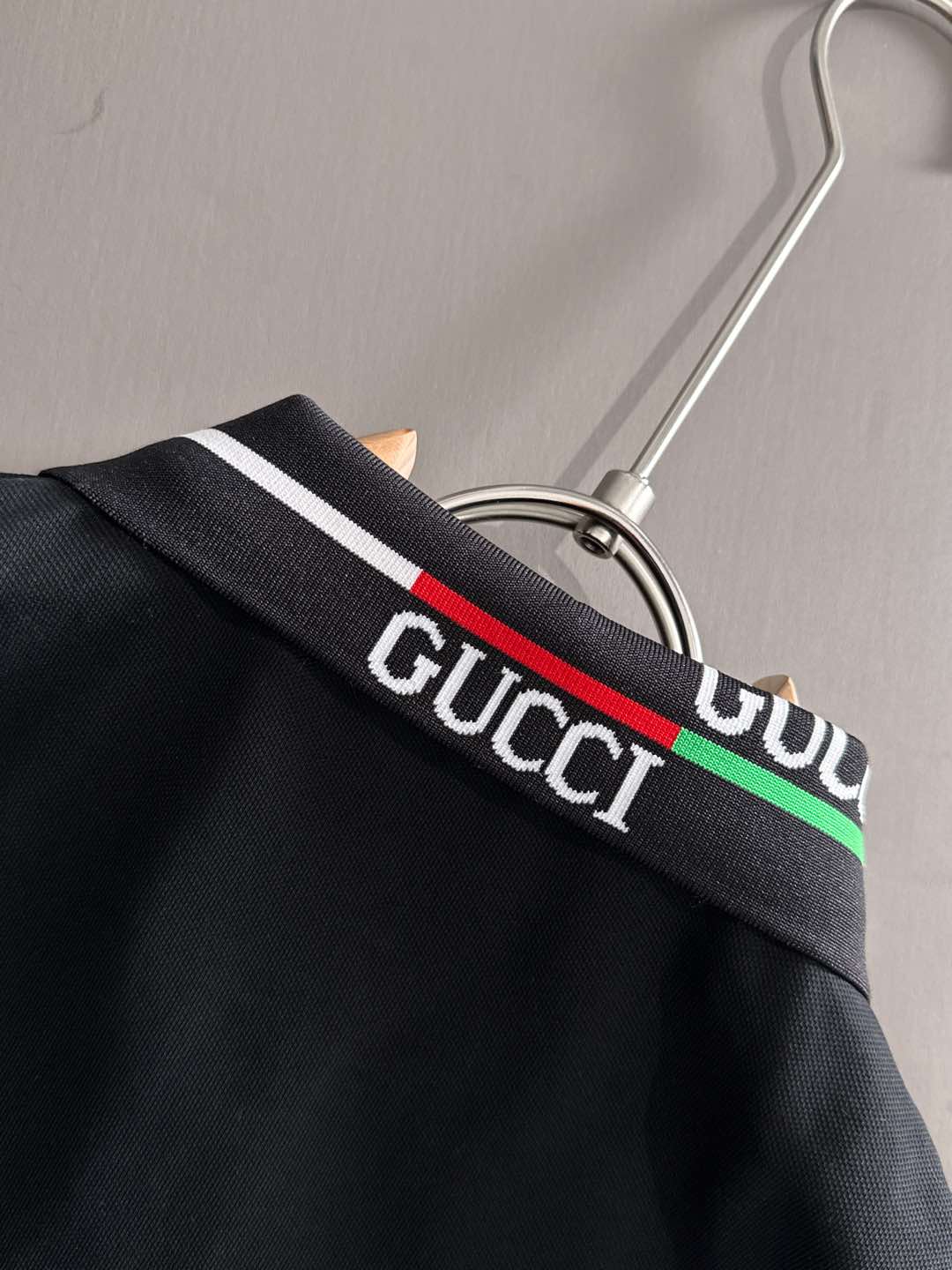 260511 New high-quality embroidered neckline jacquard patchwork design Polo shirt
