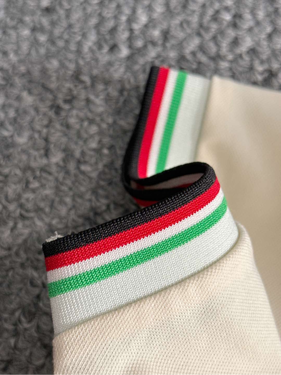260511 New high-quality embroidered neckline jacquard patchwork design Polo shirt