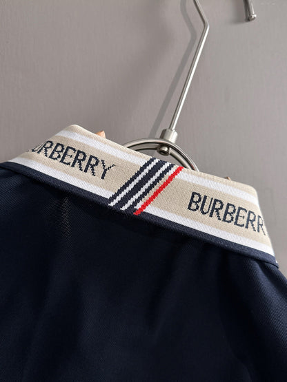 260511 New high-quality embroidered neckline jacquard patchwork design Polo shirt