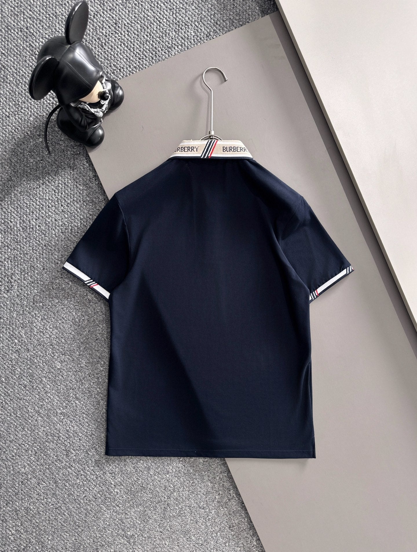 260511 New high-quality embroidered neckline jacquard patchwork design Polo shirt