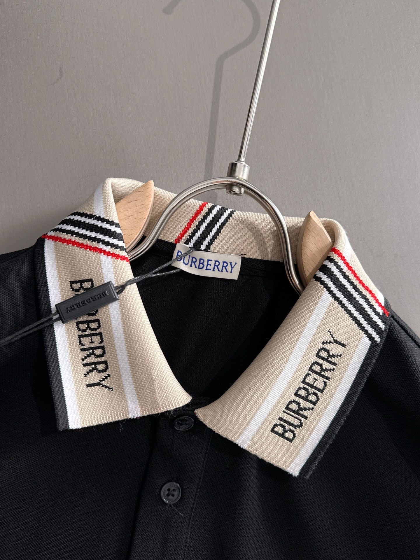 260511 New high-quality embroidered neckline jacquard patchwork design Polo shirt