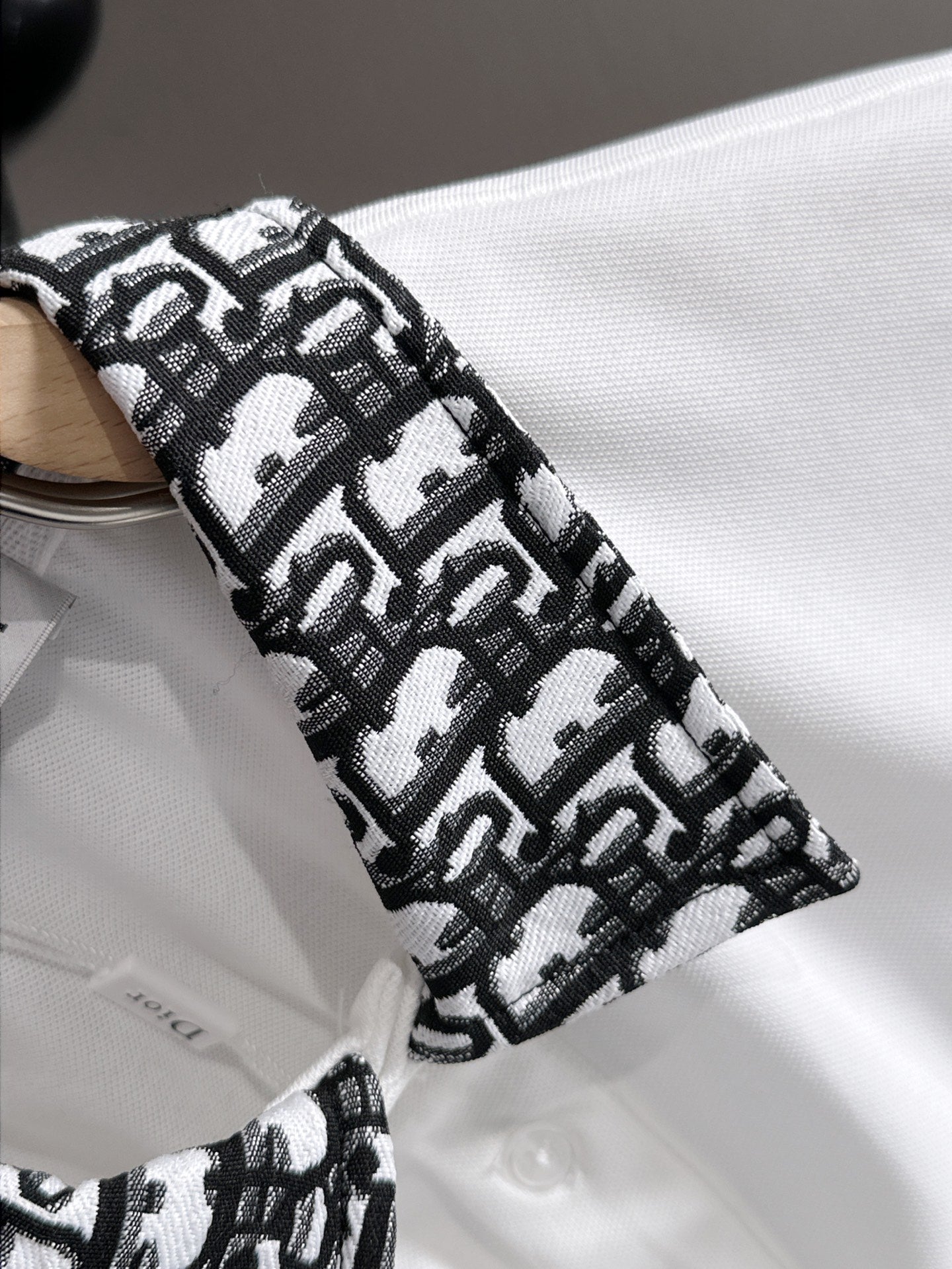 260511 New high-quality embroidered neckline jacquard patchwork design Polo shirt
