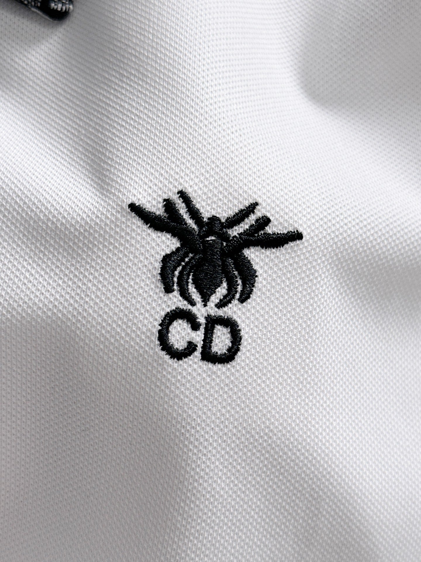 260511 New high-quality embroidered neckline jacquard patchwork design Polo shirt