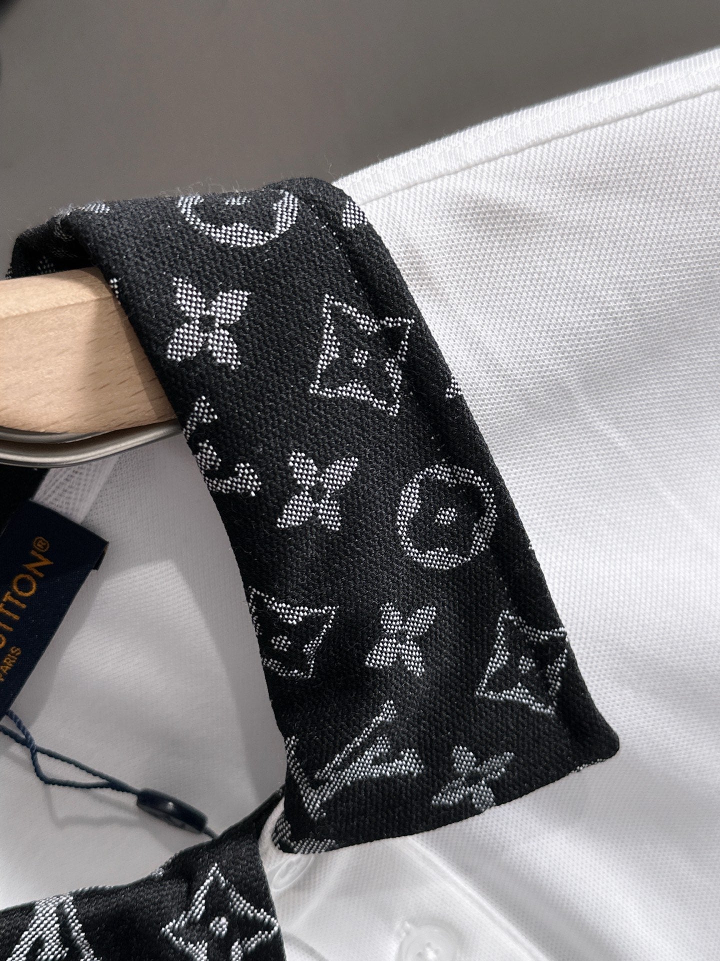 260511 New high-quality embroidered neckline jacquard patchwork design Polo shirt