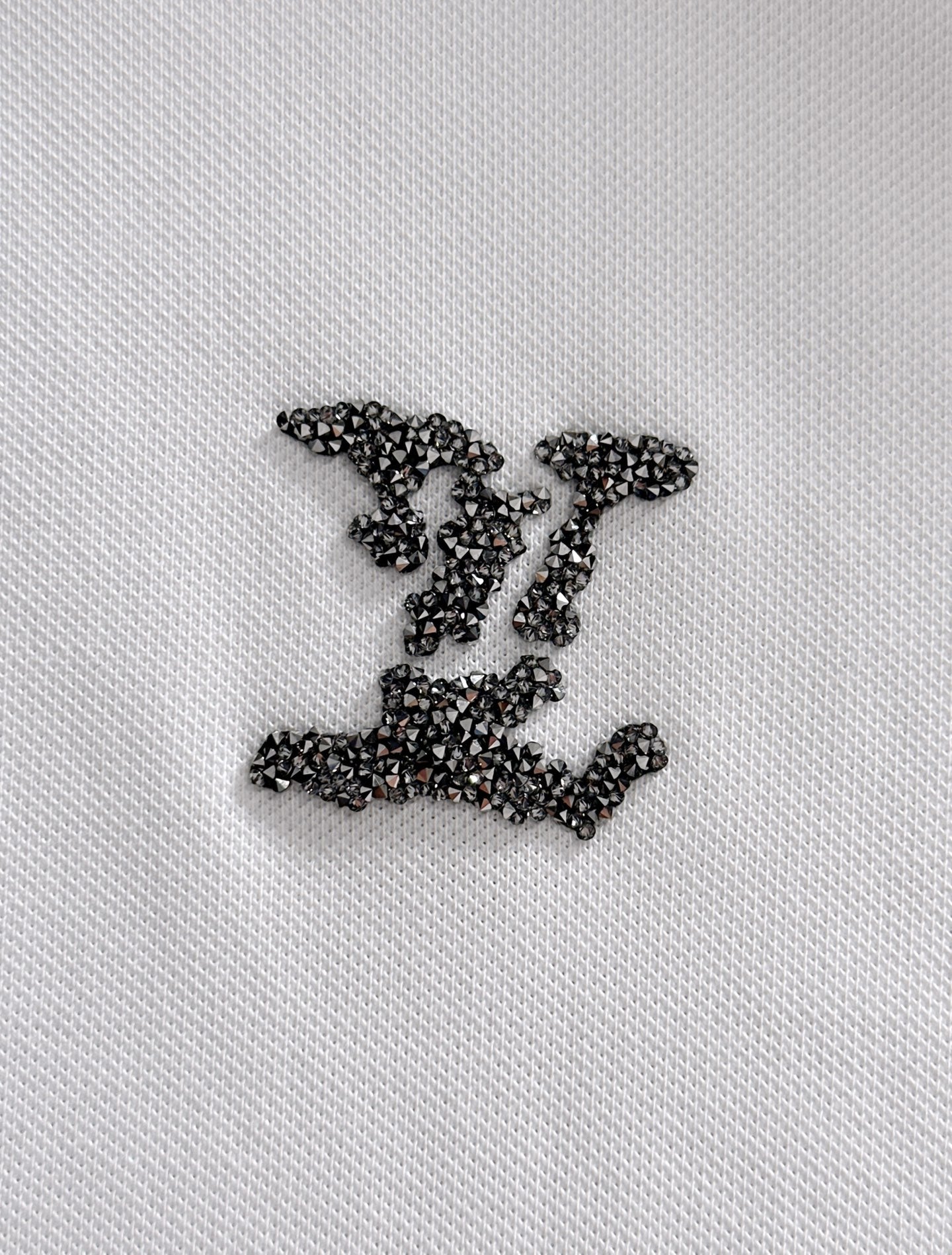 260511 New high-quality embroidered neckline jacquard patchwork design Polo shirt