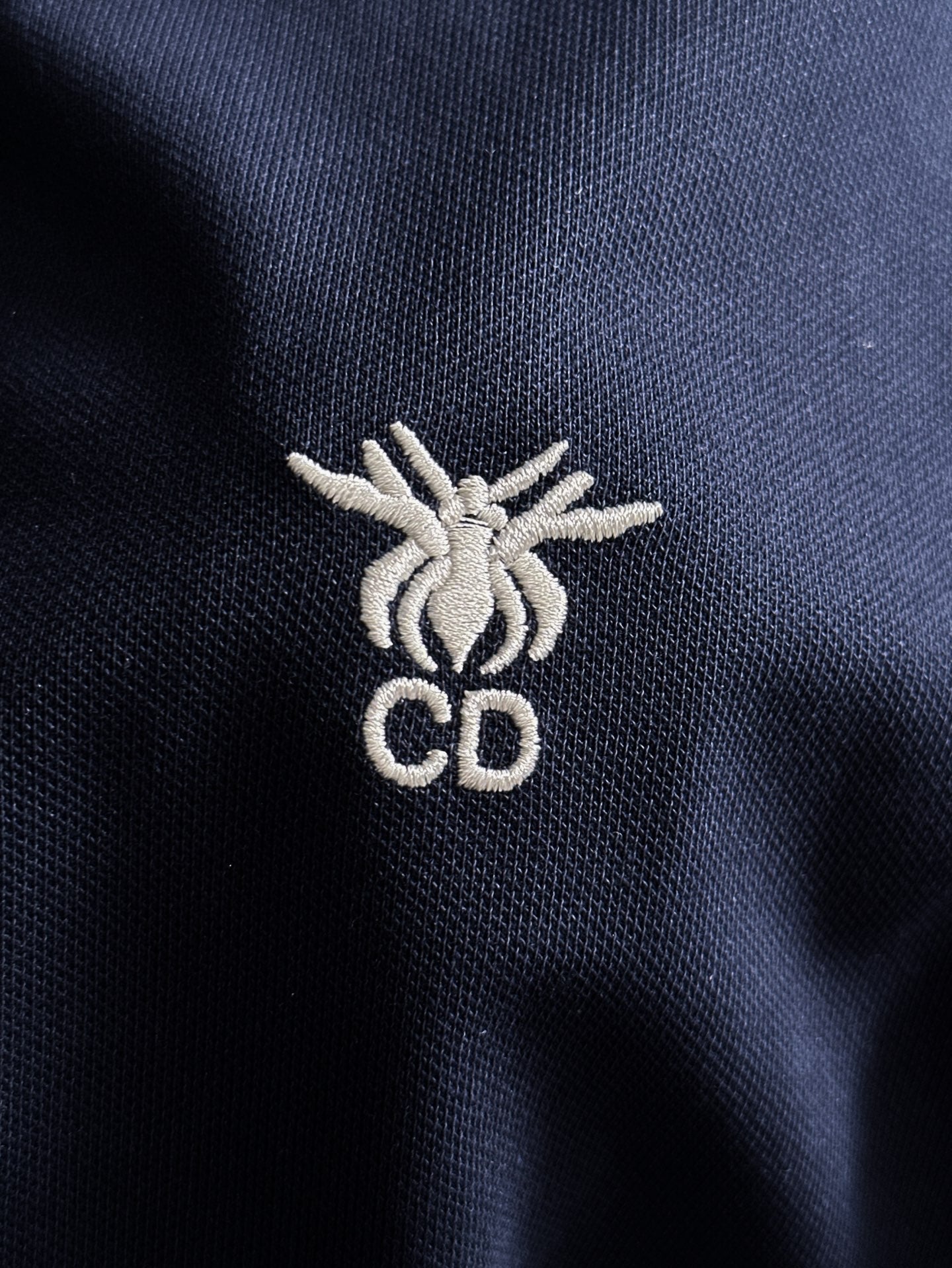 260511 New high-quality embroidered neckline jacquard patchwork design Polo shirt