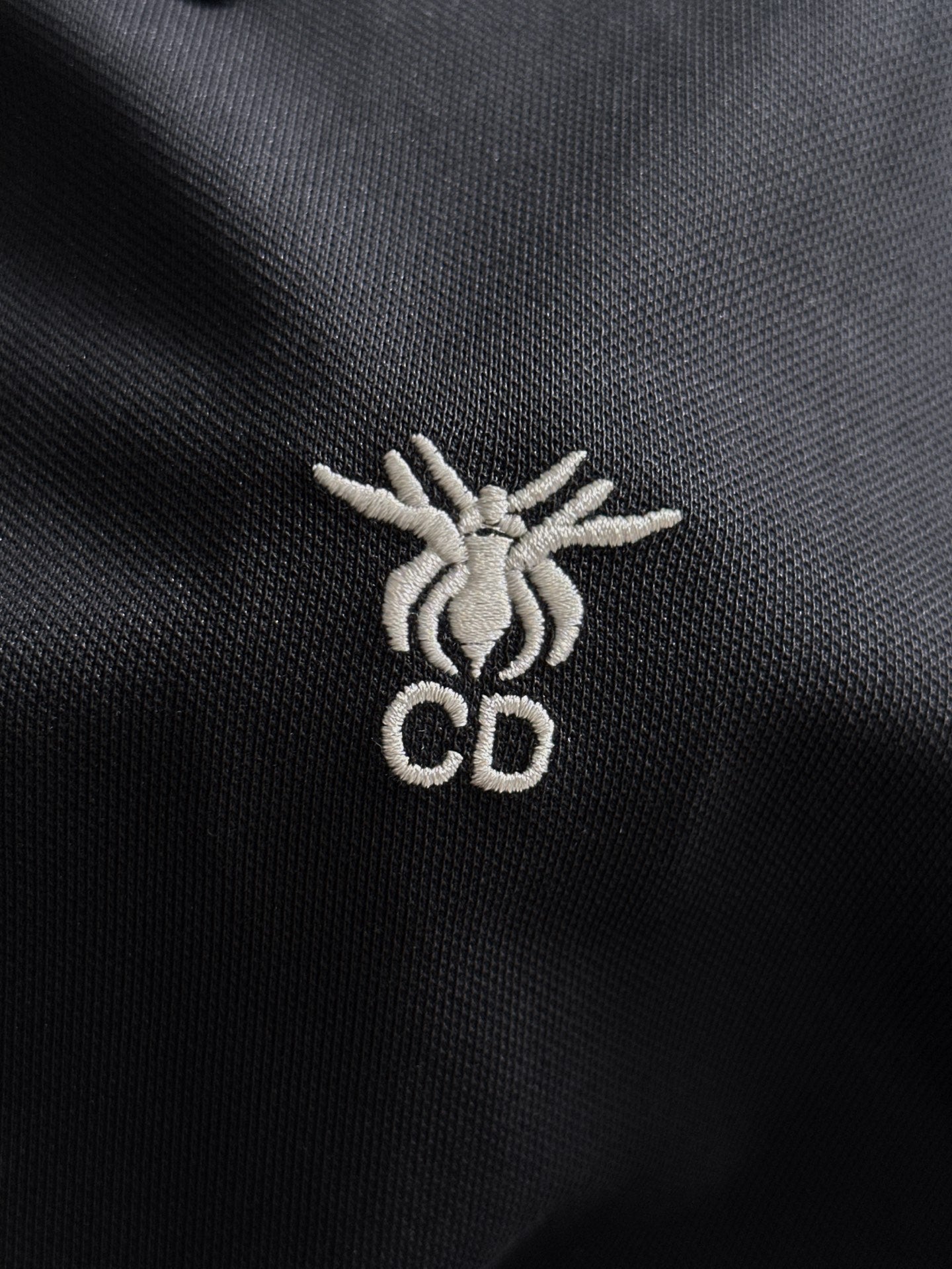 260511 New high-quality embroidered neckline jacquard patchwork design Polo shirt