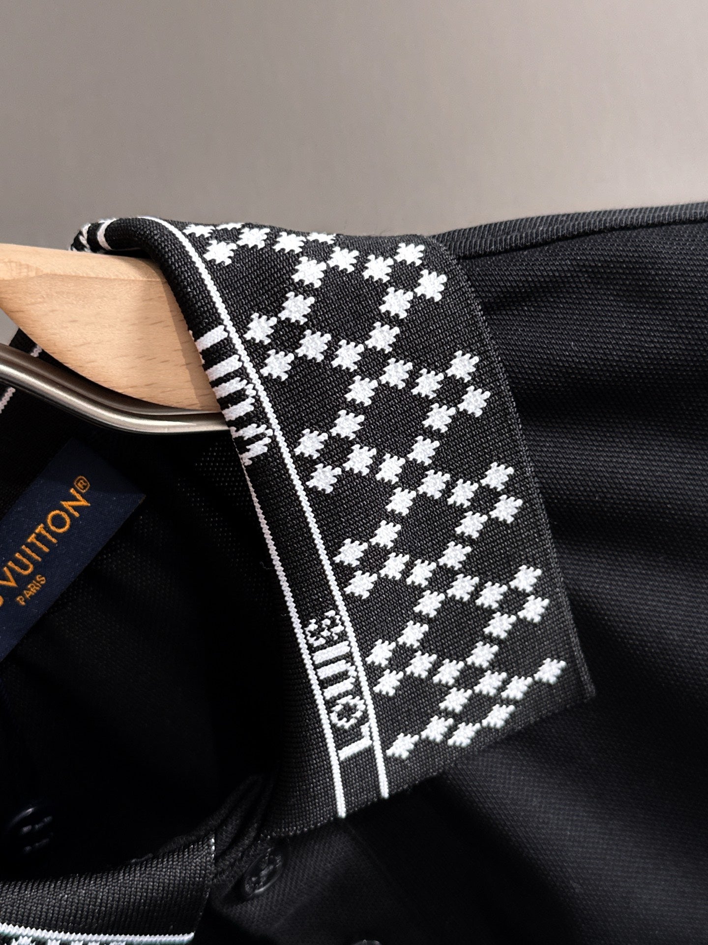 260511 New high-quality embroidered neckline jacquard patchwork design Polo shirt