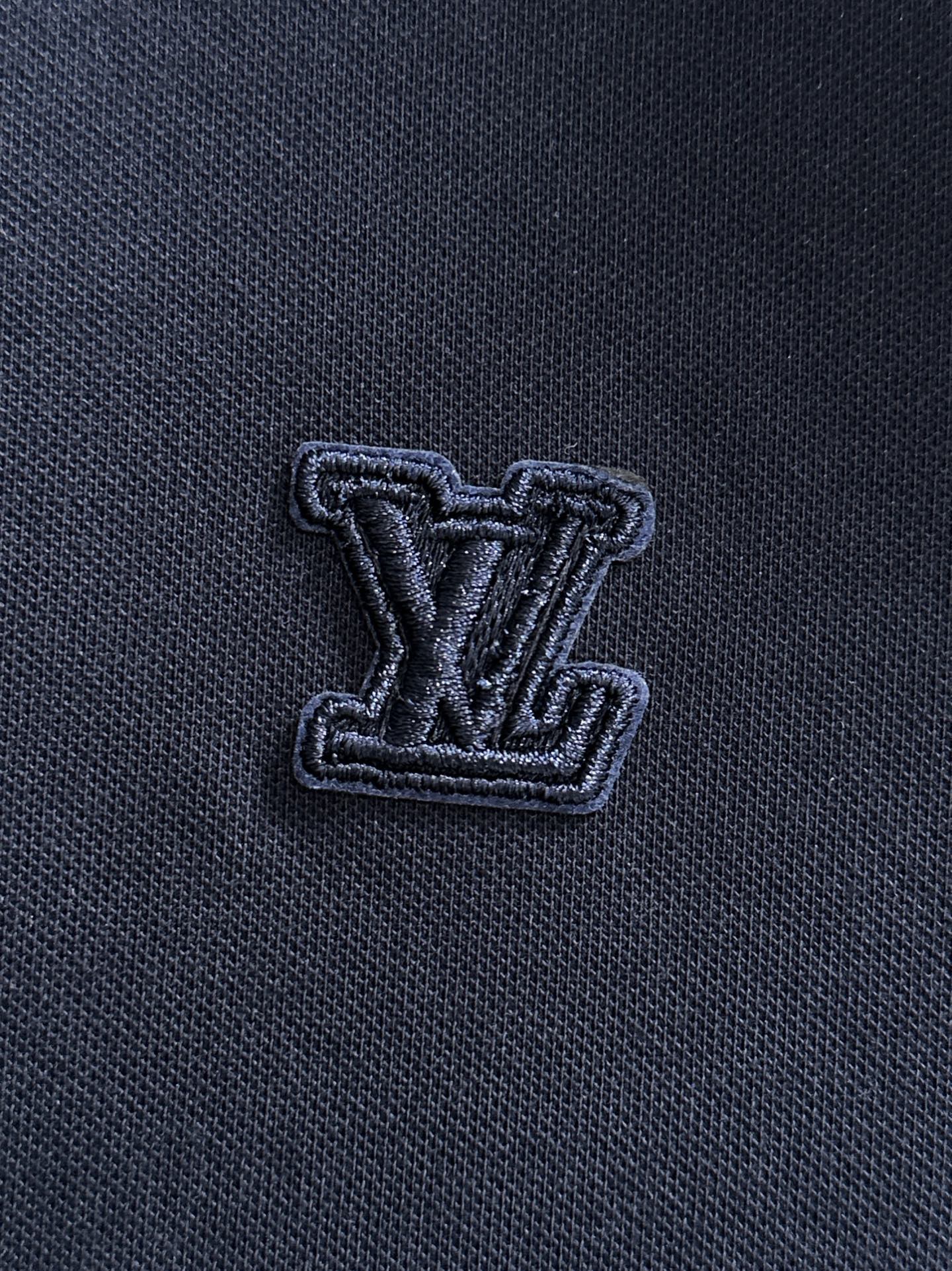 260511 New high-quality embroidered neckline jacquard patchwork design Polo shirt