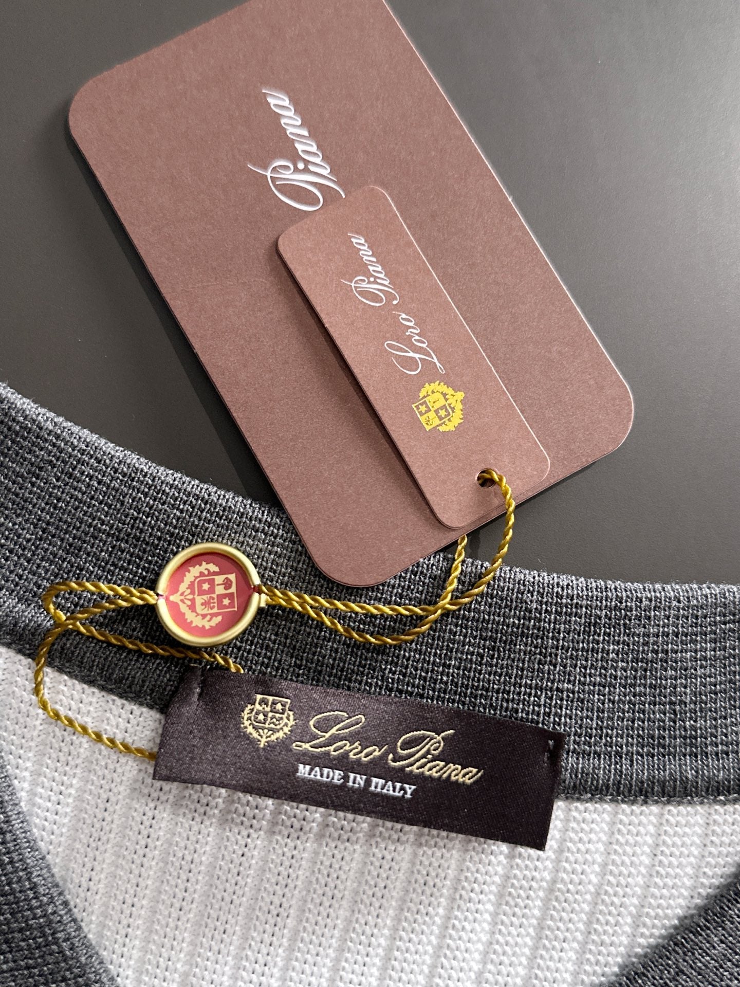 260511 New high-quality combed cotton yarn interwoven collar-neck knitted POLO