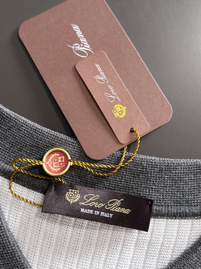 260511 New high-quality combed cotton yarn interwoven collar-neck knitted POLO