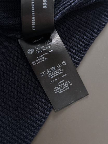 260511 New high-quality combed cotton yarn interwoven collar-neck knitted POLO