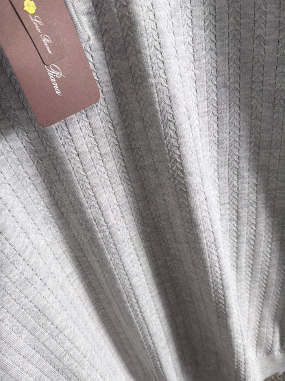 260511 New high-quality combed cotton yarn knitted polo shirt