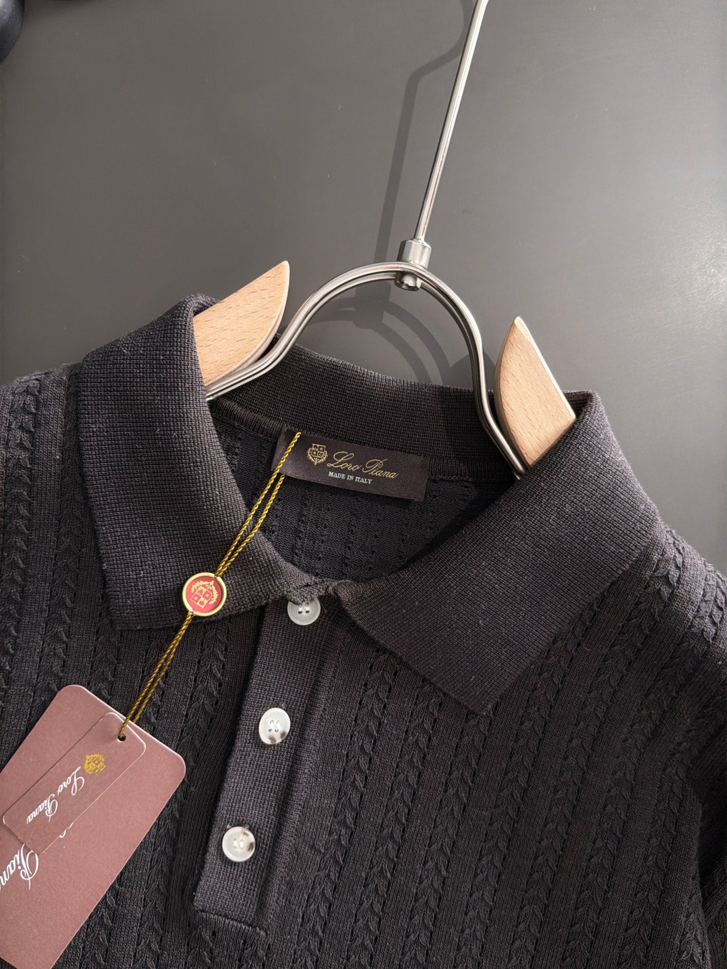 260511 New high-quality combed cotton yarn knitted polo shirt