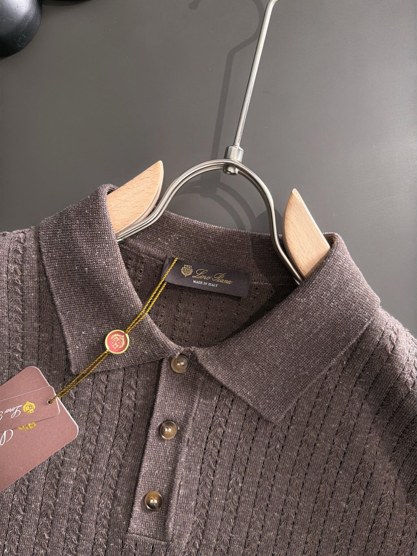 260511 New high-quality combed cotton yarn knitted polo shirt