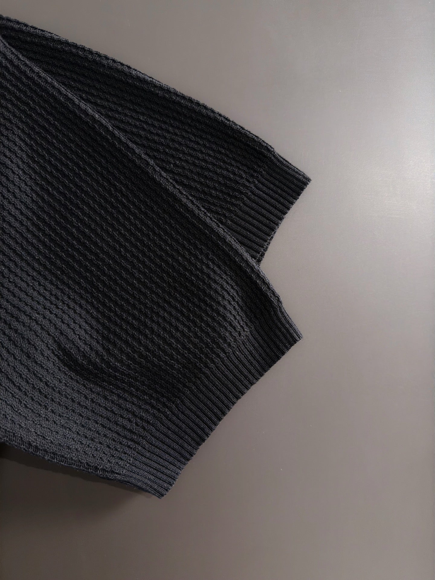 260511 New high-quality combed cotton yarn button-down knitted T-shirt