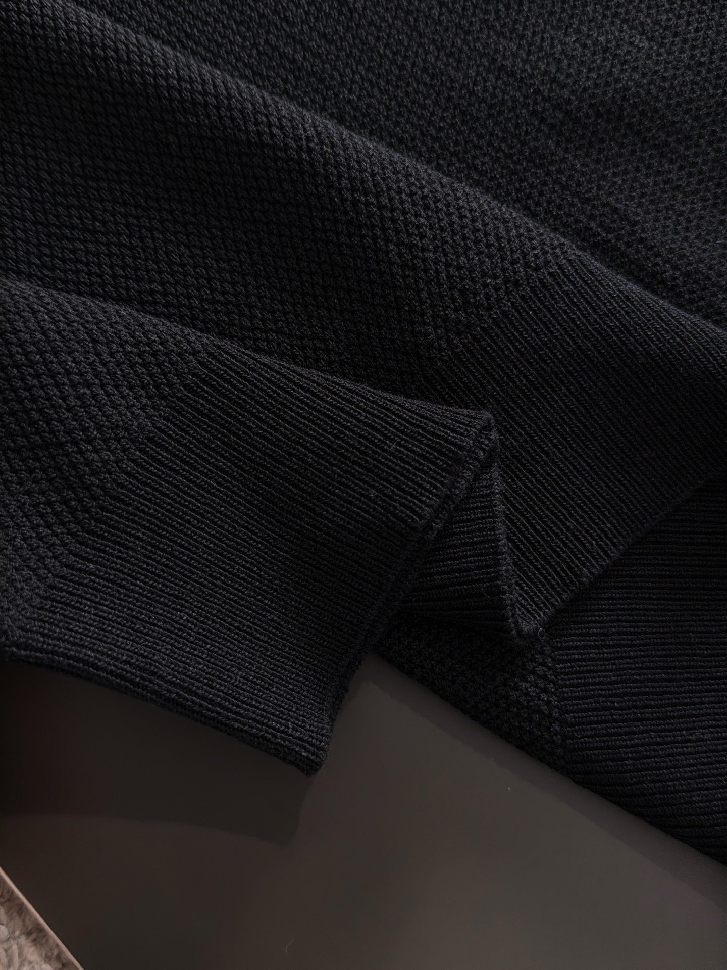 260511 New high-quality combed cotton yarn neckpiece stitched knitted polo shirt