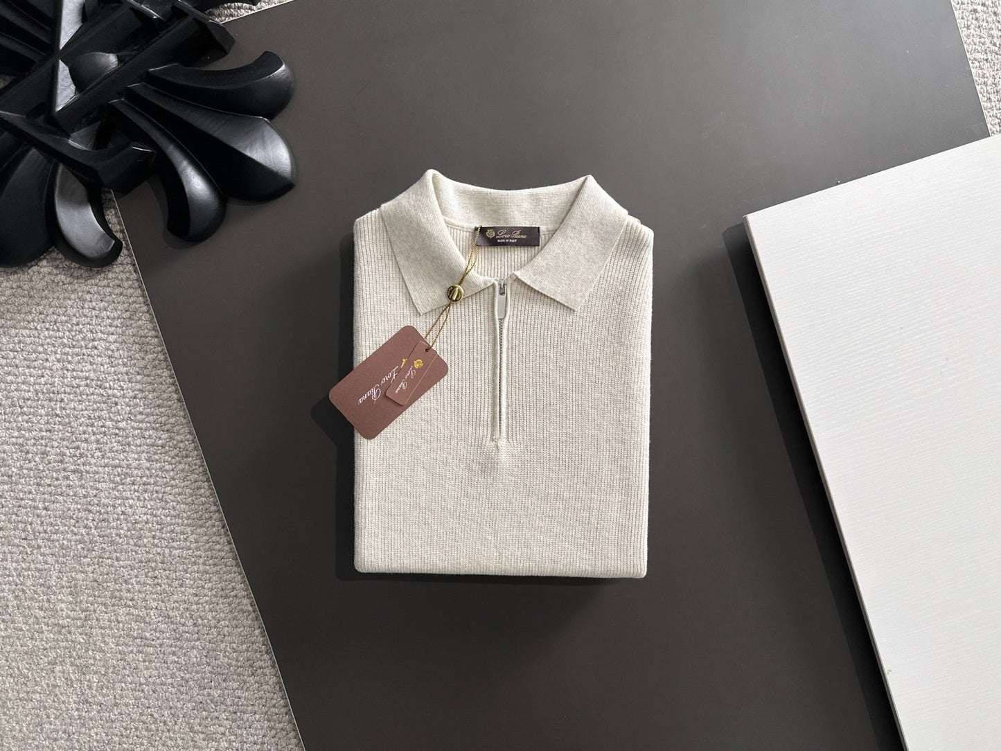 260511 New high-quality combed cotton yarn knitted polo shirt