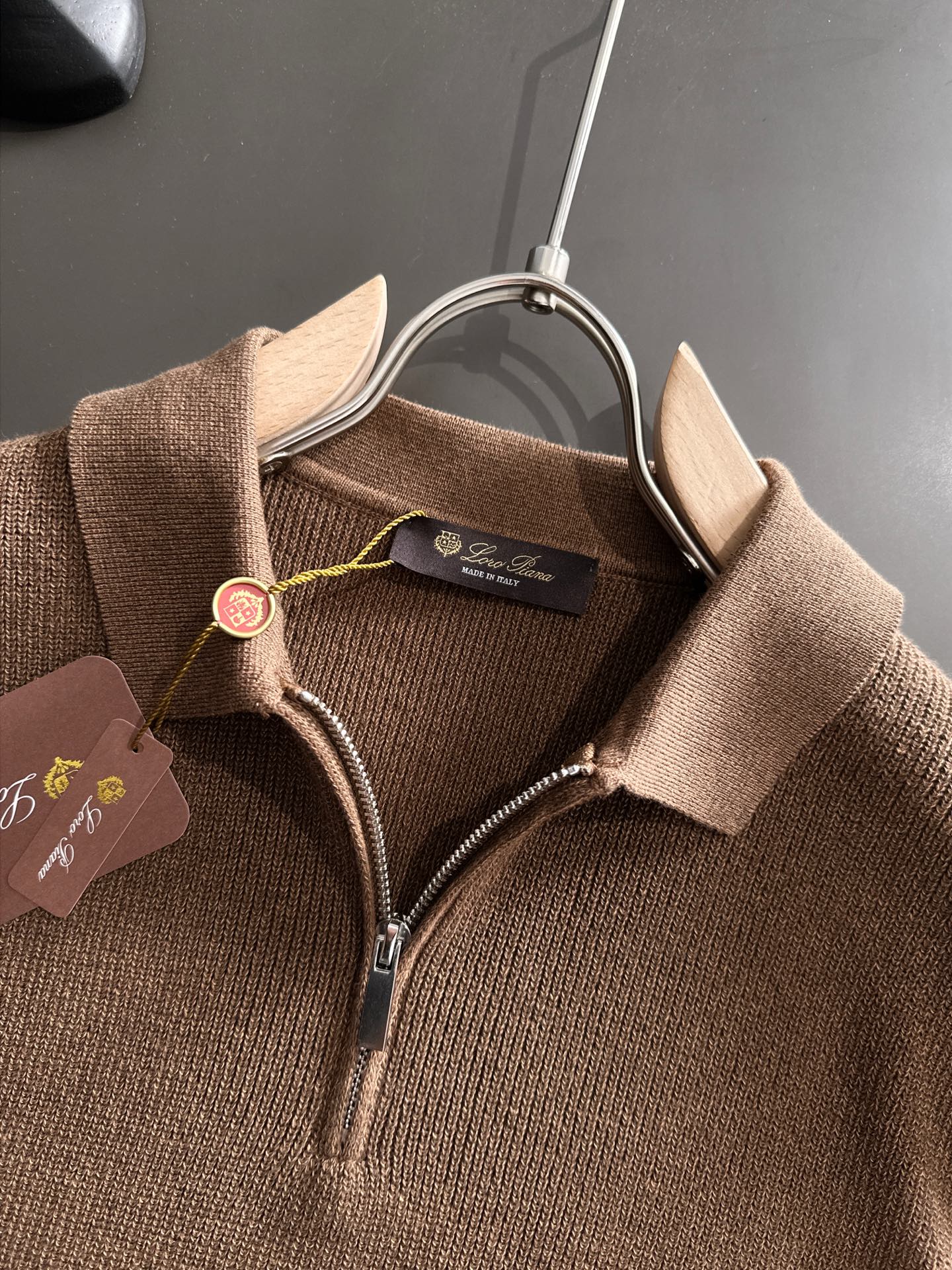 260511 New high-quality combed cotton yarn knitted polo shirt