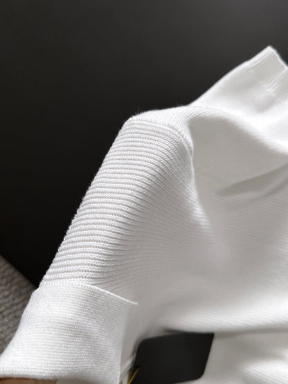 260511 New high-quality combed cotton yarn knitted polo shirt