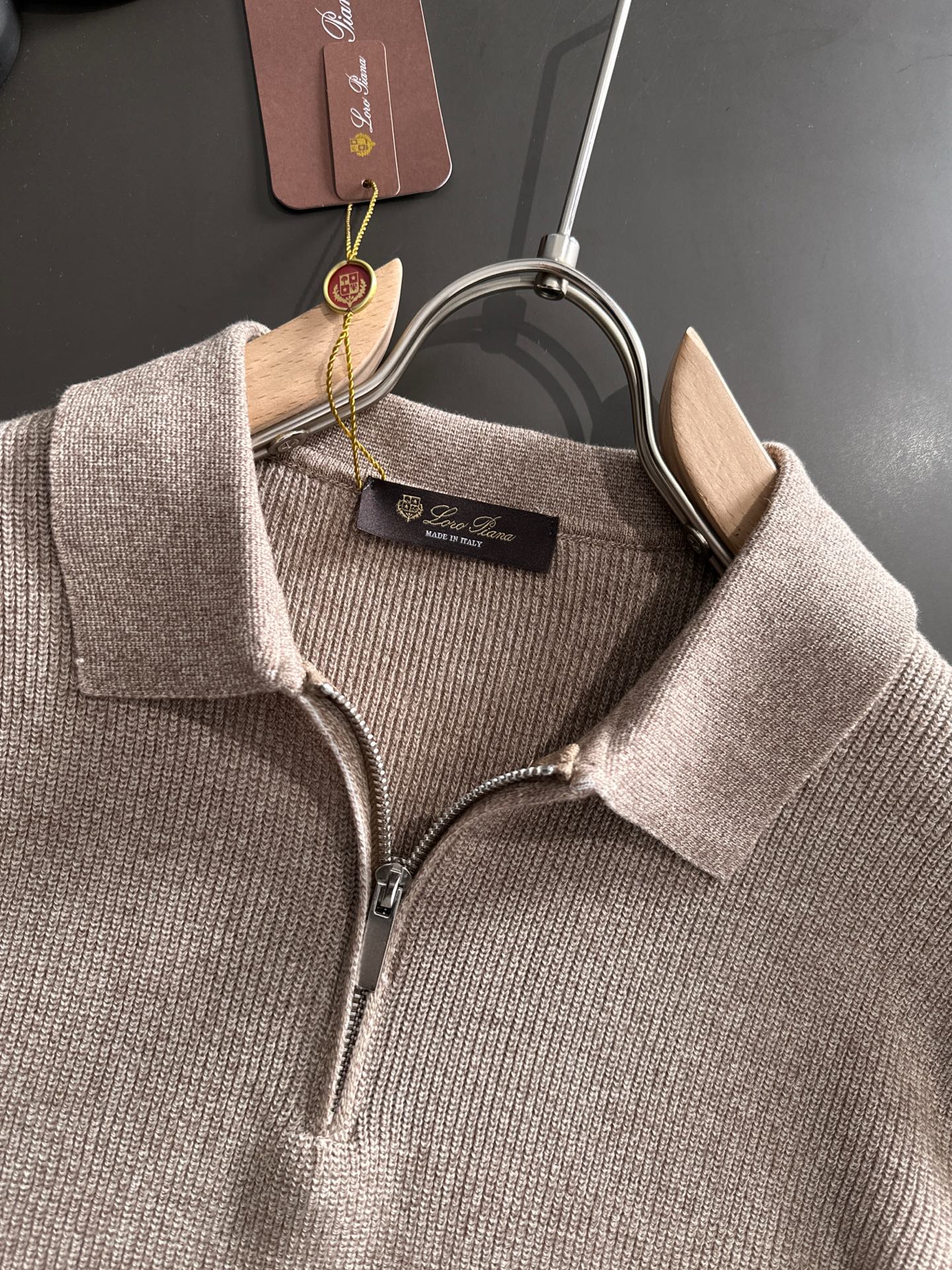 260511 New high-quality combed cotton yarn knitted polo shirt