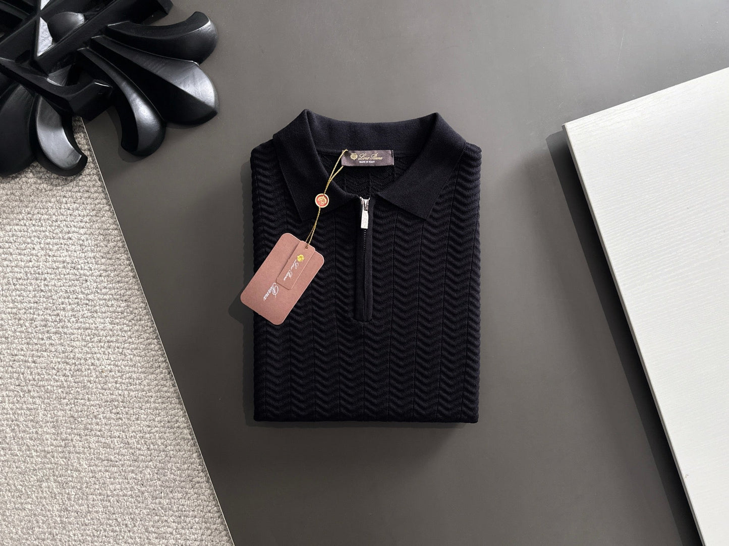 260511 New high-quality combed cotton yarn knitted polo shirt