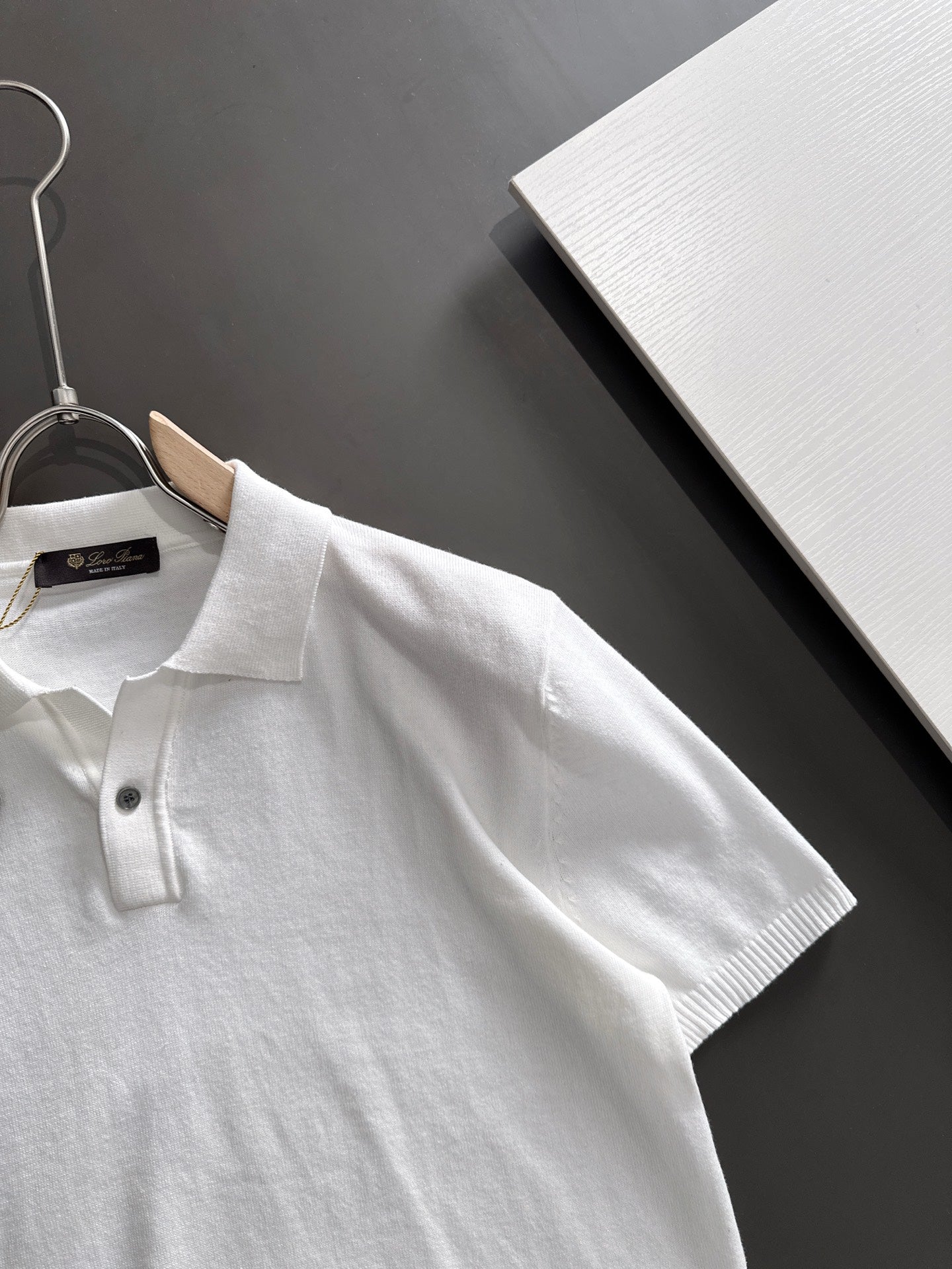 260511 New high-quality combed cotton yarn knitted polo shirt
