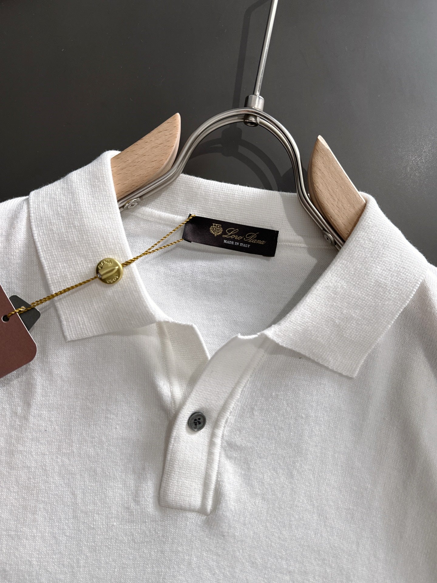 260511 New high-quality combed cotton yarn knitted polo shirt