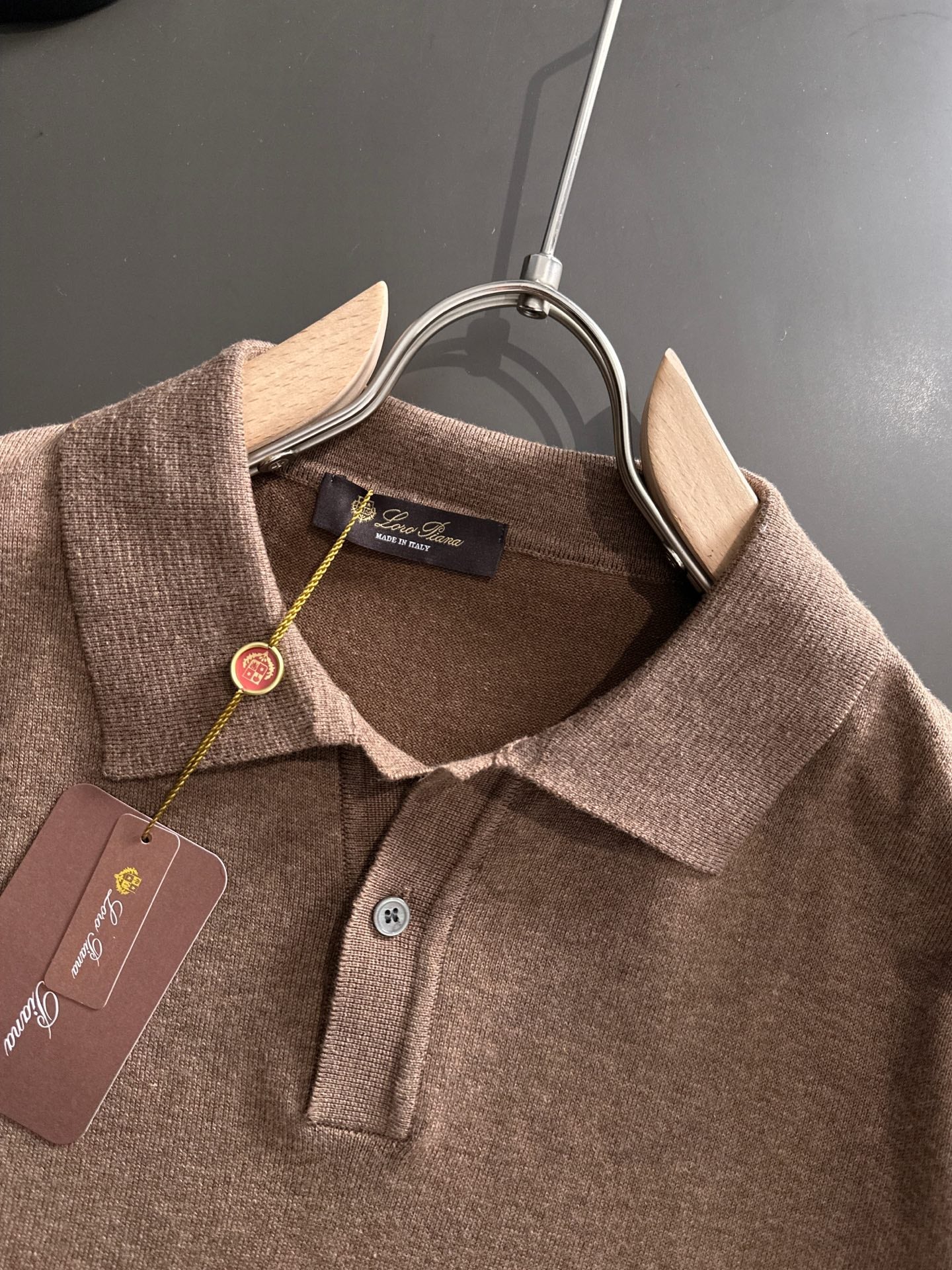 260511 New high-quality combed cotton yarn knitted polo shirt