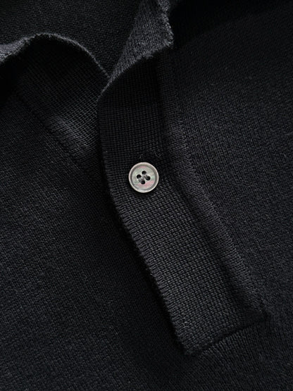 260511 New high-quality combed cotton yarn knitted polo shirt