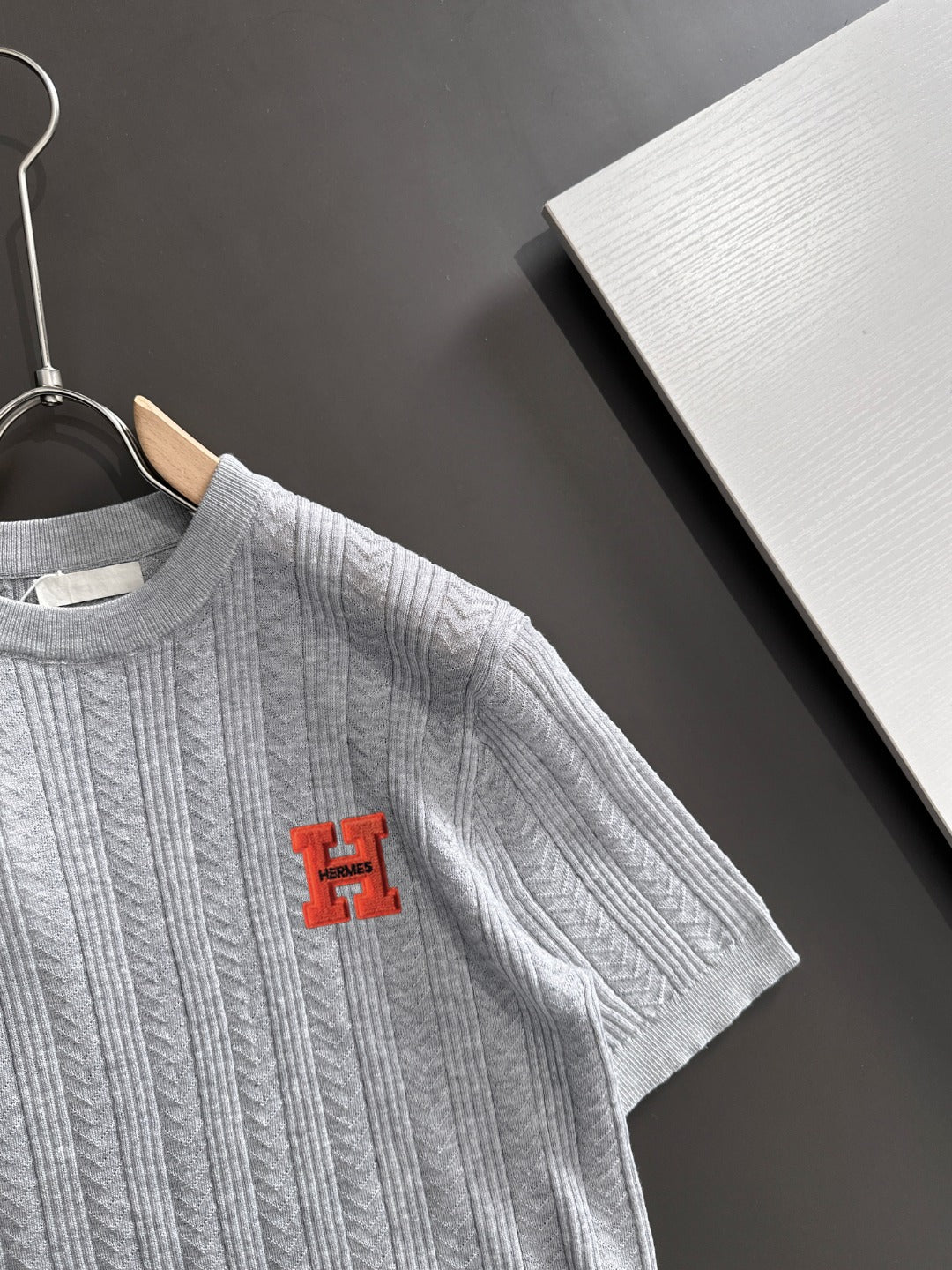 260511 New high-quality combed cotton yarn knitted T-shirt