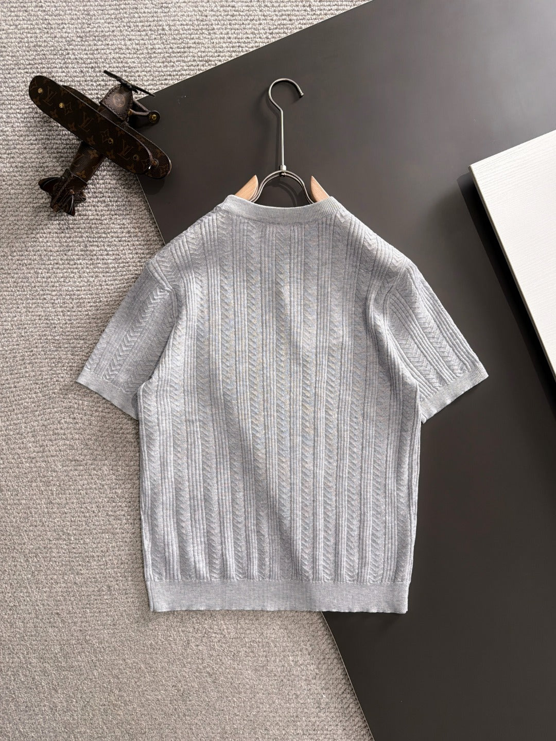 260511 New high-quality combed cotton yarn knitted T-shirt