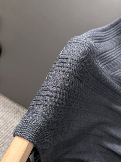 260511 New high-quality combed cotton yarn knitted T-shirt