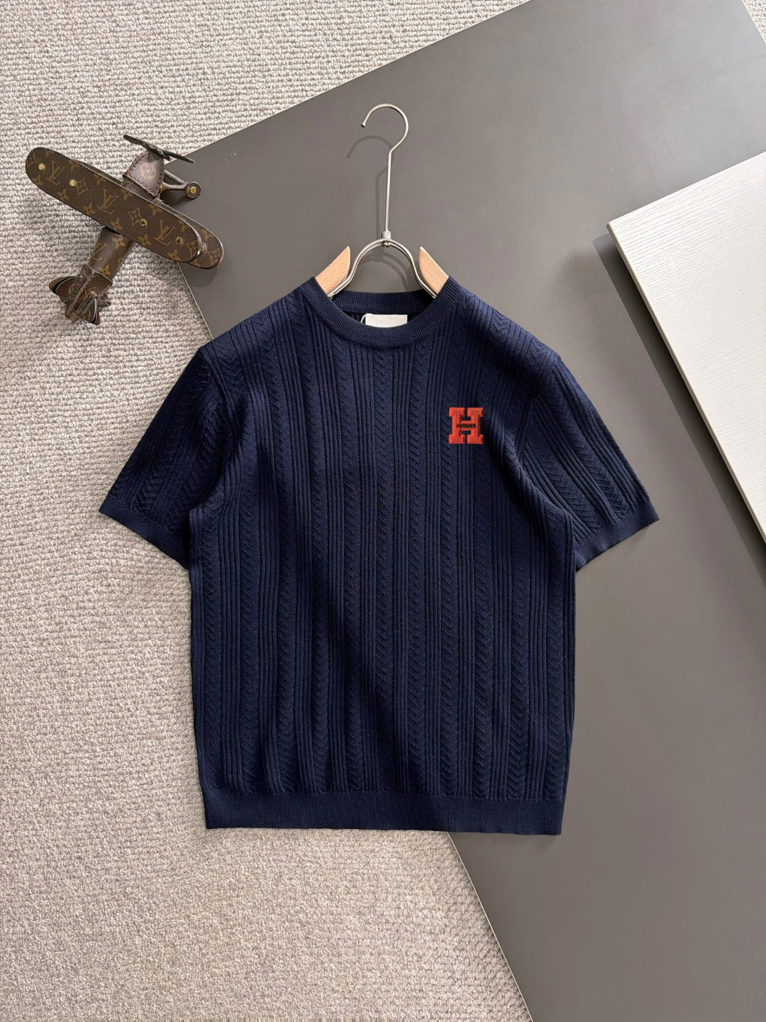260511 New high-quality combed cotton yarn knitted T-shirt