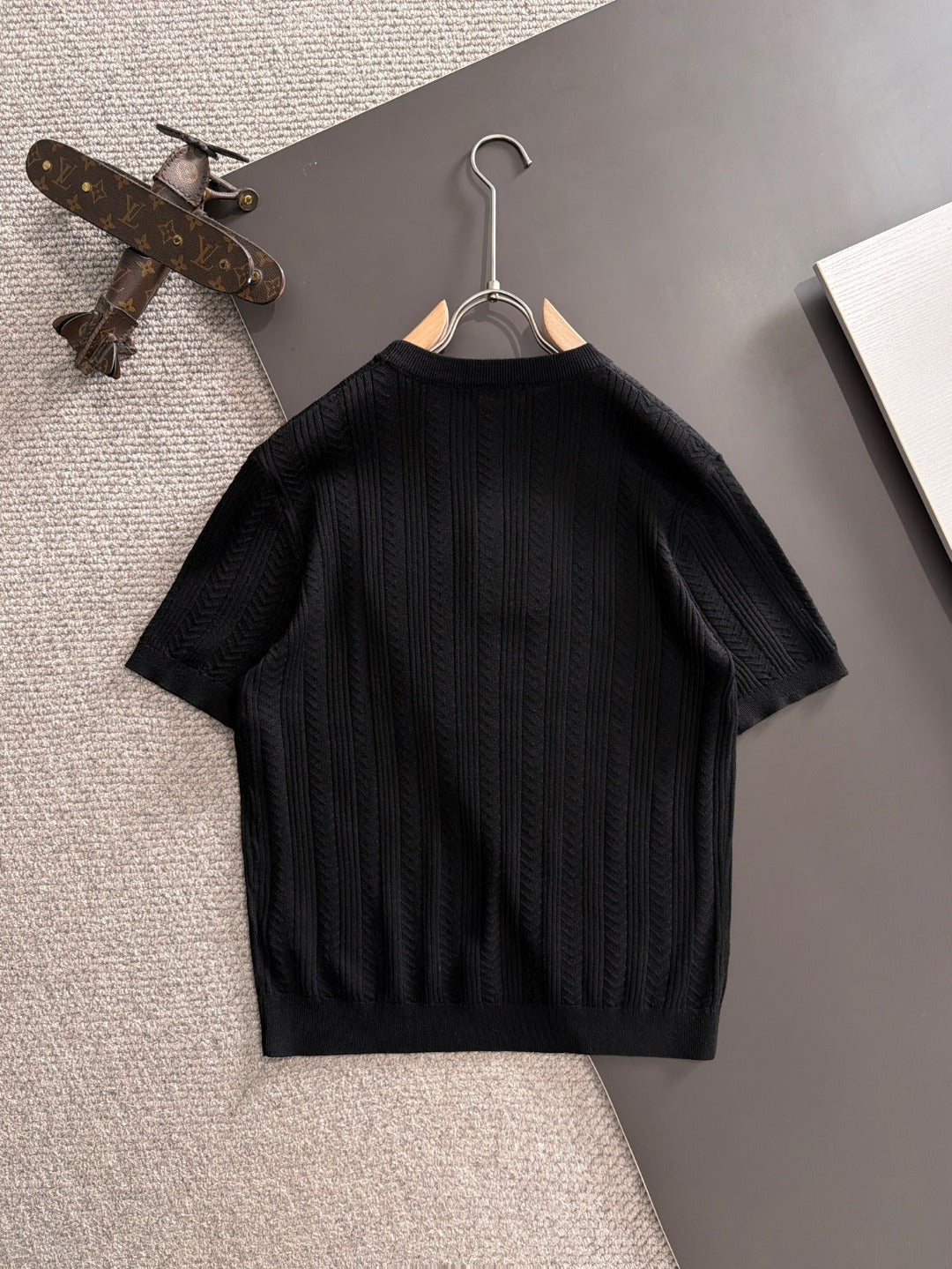260511 New high-quality combed cotton yarn knitted T-shirt