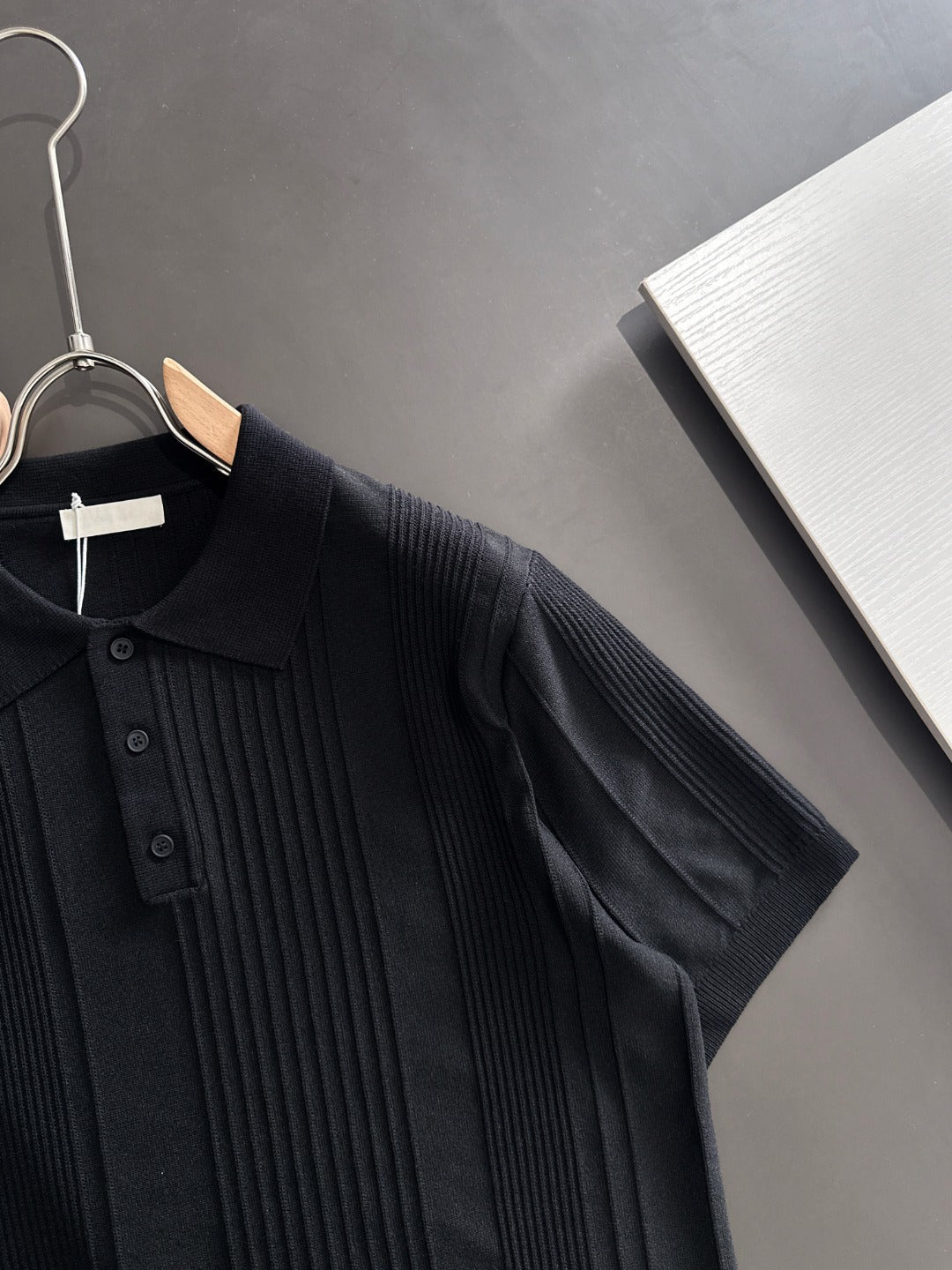 260511 New high-quality combed cotton yarn knitted polo shirt