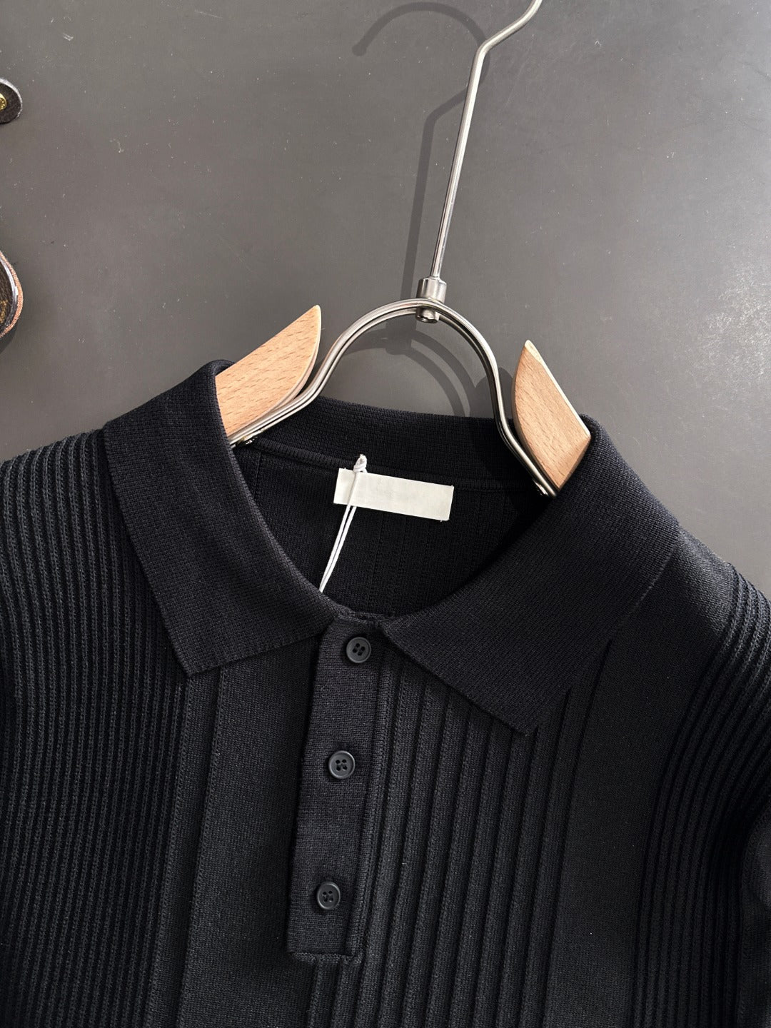 260511 New high-quality combed cotton yarn knitted polo shirt