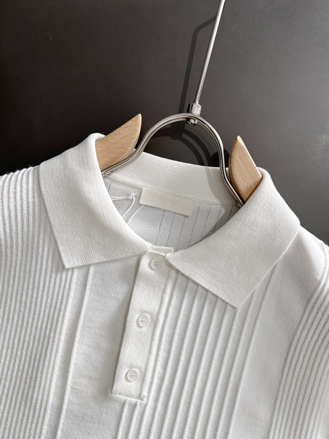 260511 New high-quality combed cotton yarn knitted polo shirt
