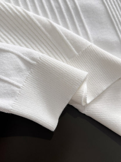260511 New high-quality combed cotton yarn knitted polo shirt