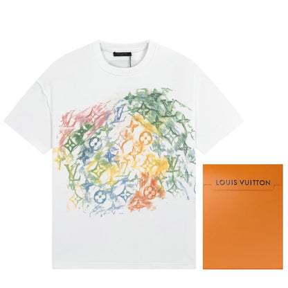 260511 New high-quality painted sketch T-shirt