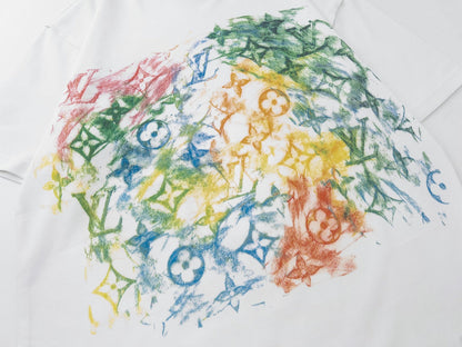 260511 New high-quality painted sketch T-shirt