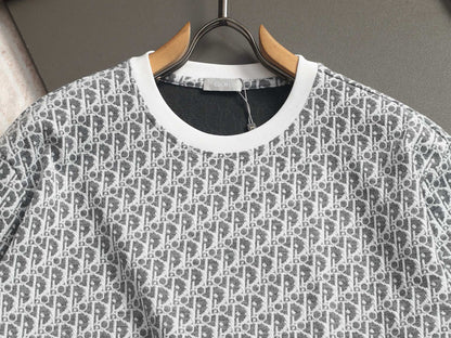 260511 New high-quality printed-letter jacquard towel T-shirt