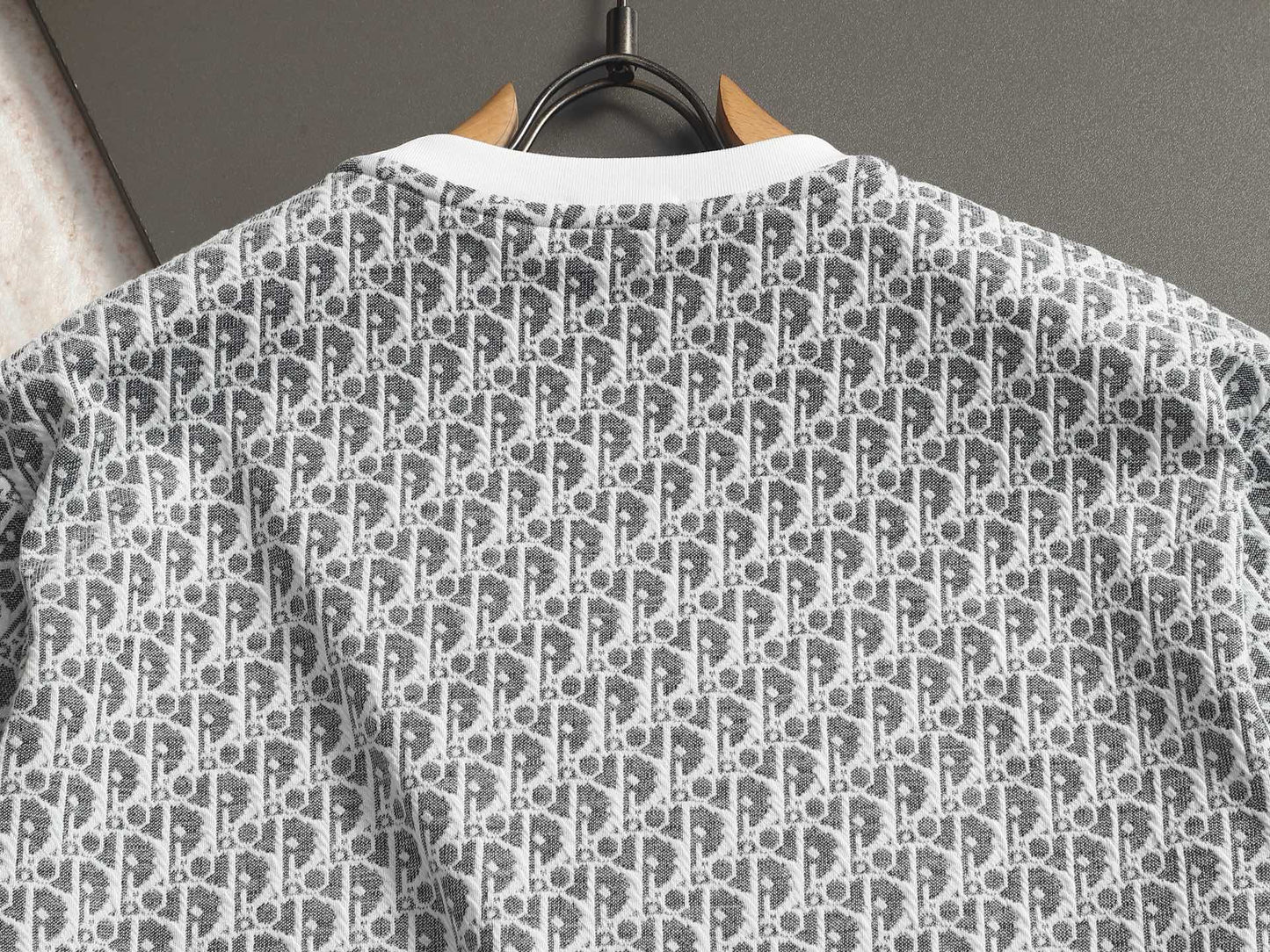 260511 New high-quality printed-letter jacquard towel T-shirt
