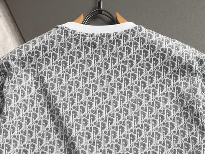 260511 New high-quality printed-letter jacquard towel T-shirt