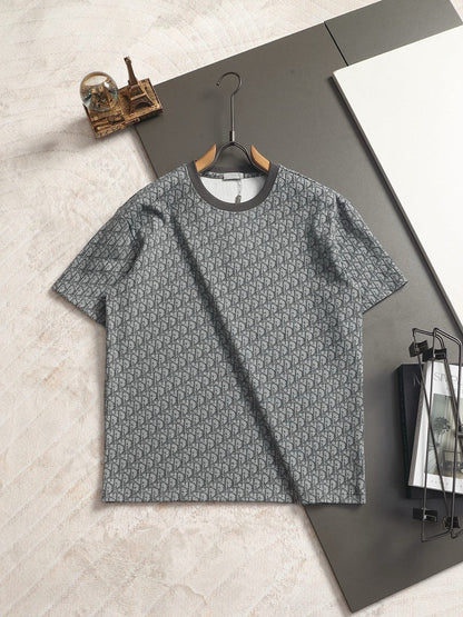 260511 New high-quality printed-letter jacquard towel T-shirt