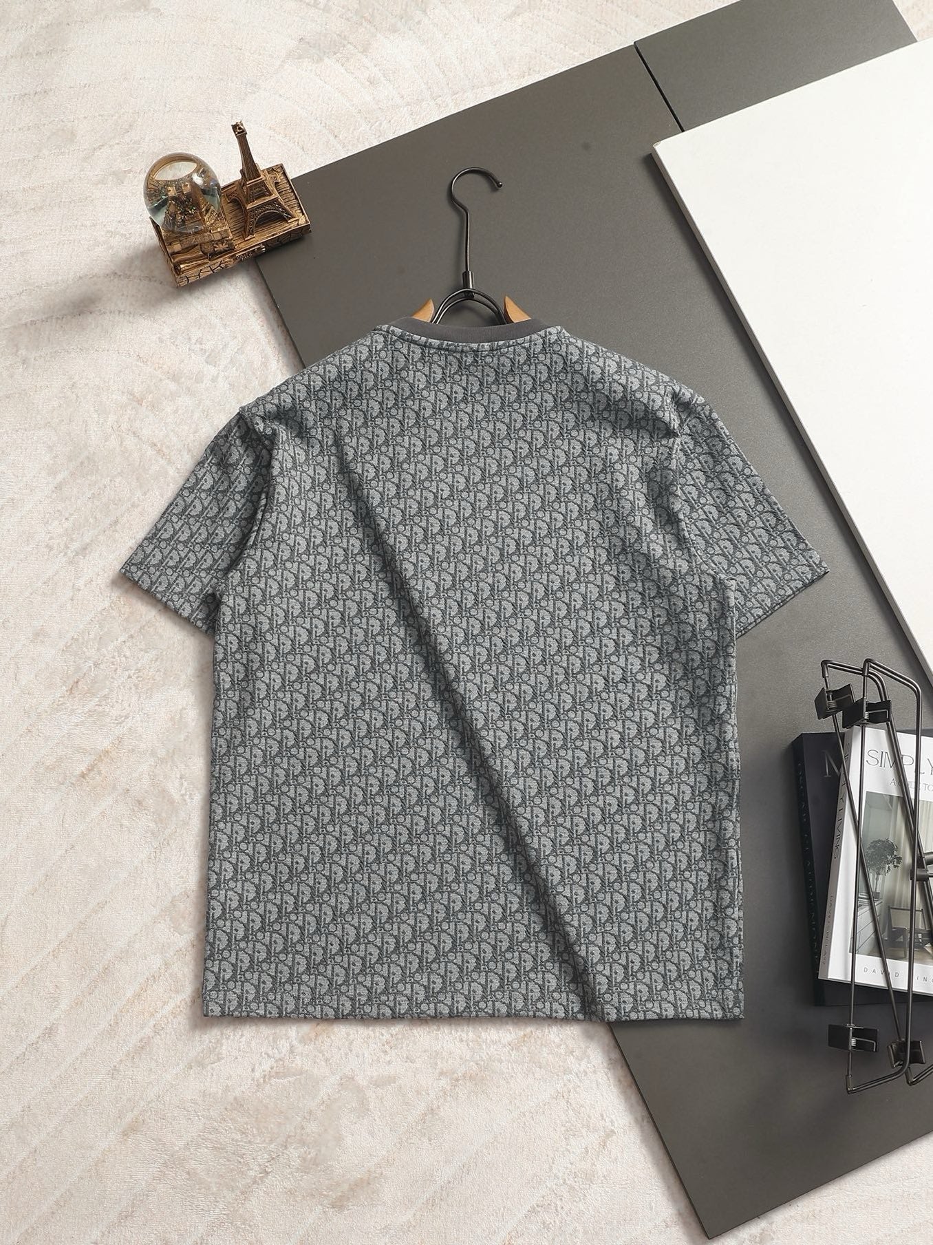 260511 New high-quality printed-letter jacquard towel T-shirt