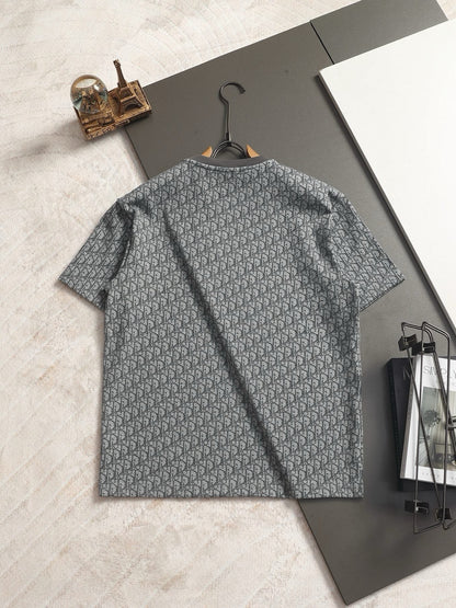 260511 New high-quality printed-letter jacquard towel T-shirt