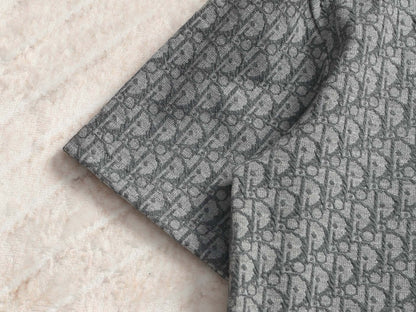 260511 New high-quality printed-letter jacquard towel T-shirt
